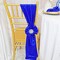 10 Pieces Royal Blue Smooth Satin Chair Sashes, 8"x108" Decorative Accents